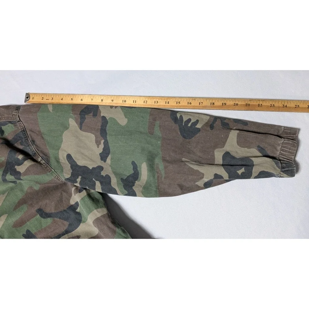 ZARA MAN YOU HAVEN'T SEEN ANYTHING‎ Men Medium Green Camo Utility Jacket